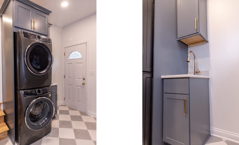 This room located in Ann Arbor uses Sherwin Williams,Showplace Cabinets